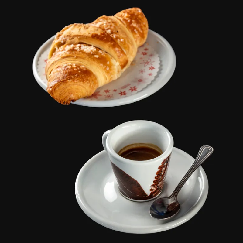 Caffè e cornetto — foto 1