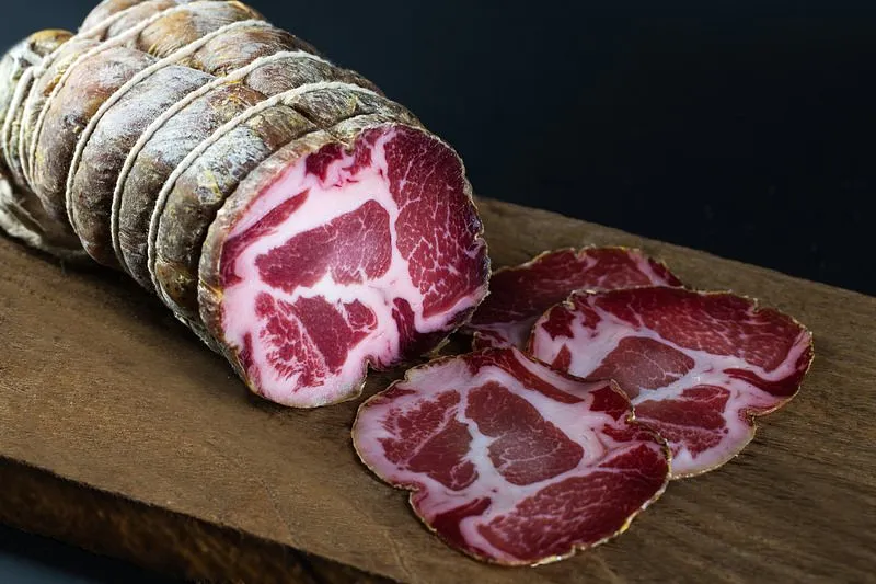 Capocollo di suino nero dei Nebrodi