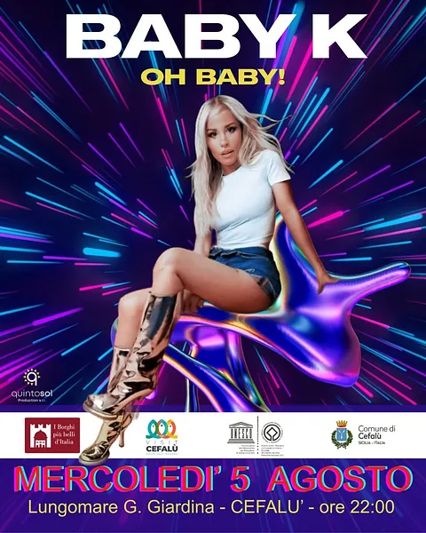 Baby K in concerto a Cefalù