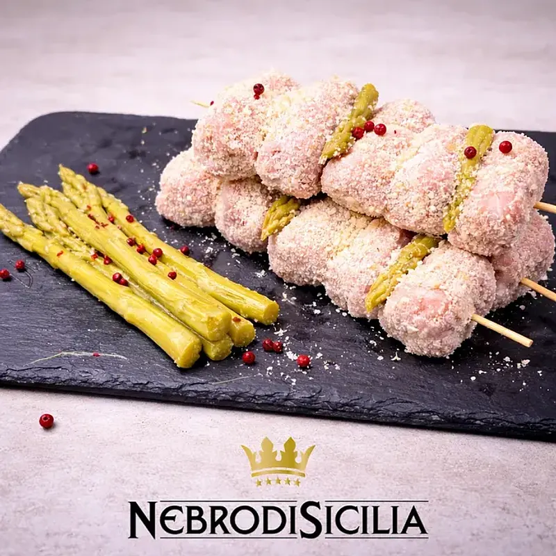 Braciole Siciliane Asparagi e Pancetta — foto 1