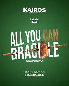 ALL YOU CAN BRACIOLE AL KAIROS BEACH CLUB  — foto 1