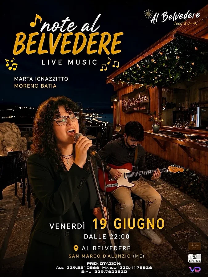 Note al Belvedere Live Music · Ttattà Go