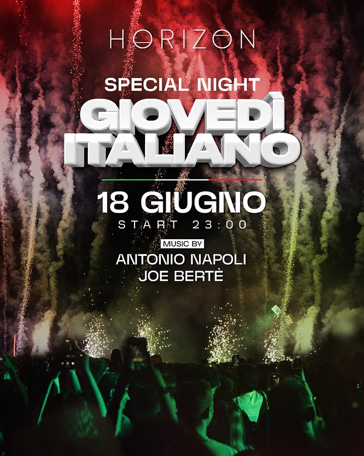 Giovedì italiano all'Horizon  · Ttattà Go