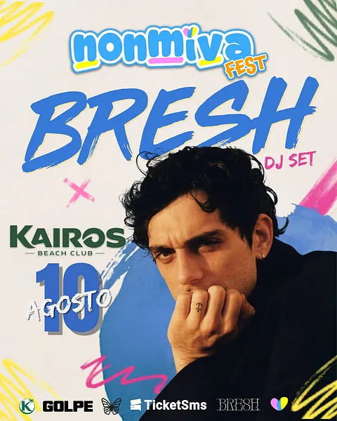Bresh in concerto al Kairos Beach Club