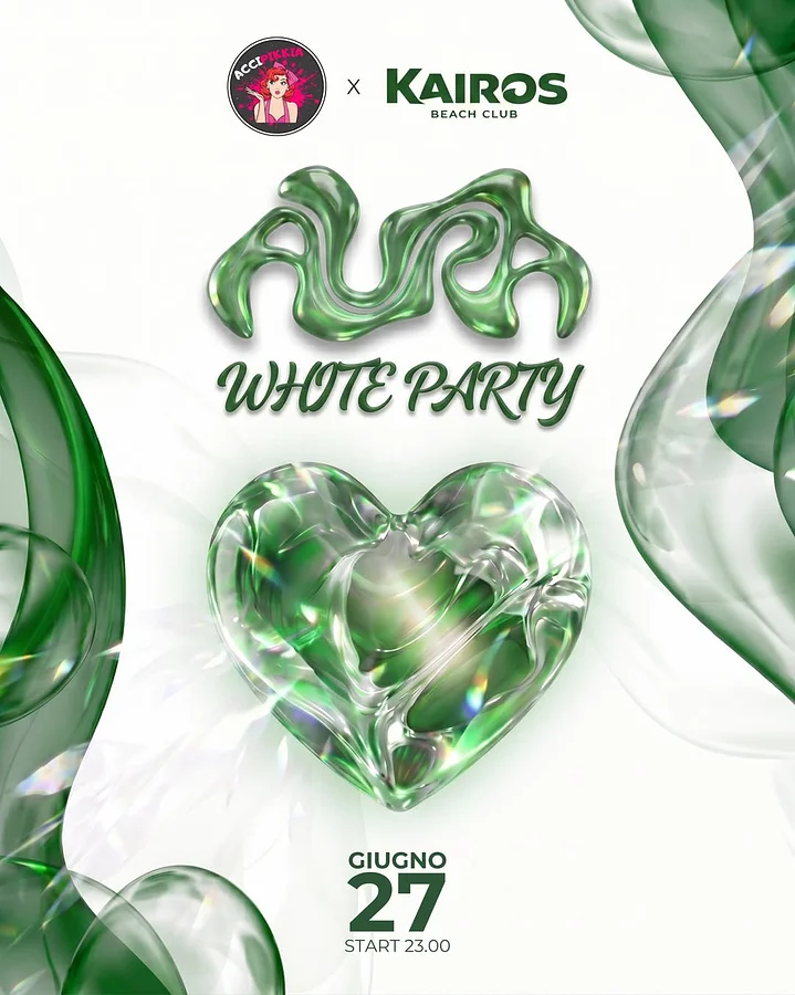 AURA - White Edition al Kairos Beach Club · Ttattà Go