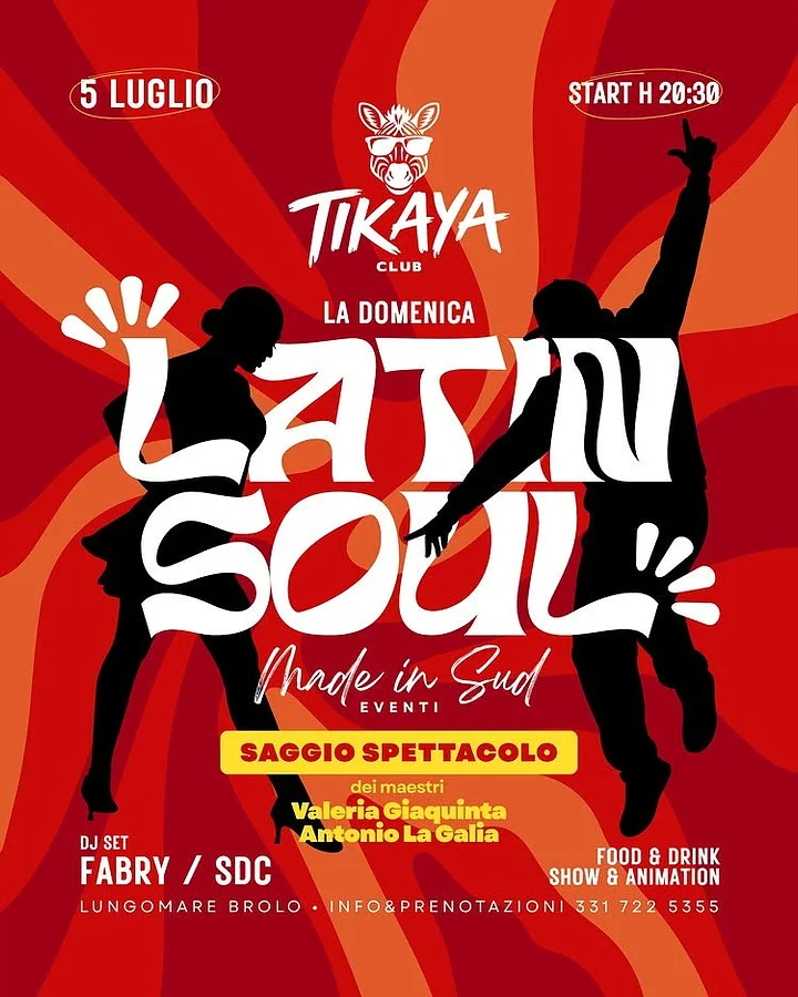Latin Soul al Tikaya Club · Ttattà Go