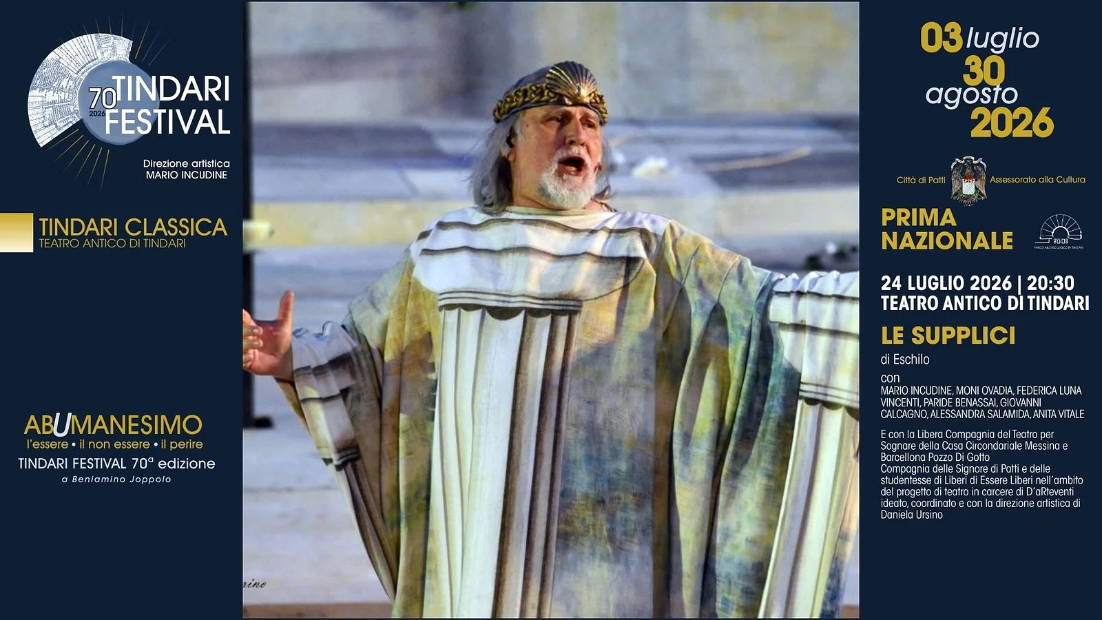 LE SUPPLICI di Eschilo | TINDARI FESTIVAL 70 | Classica · Ttattà Go