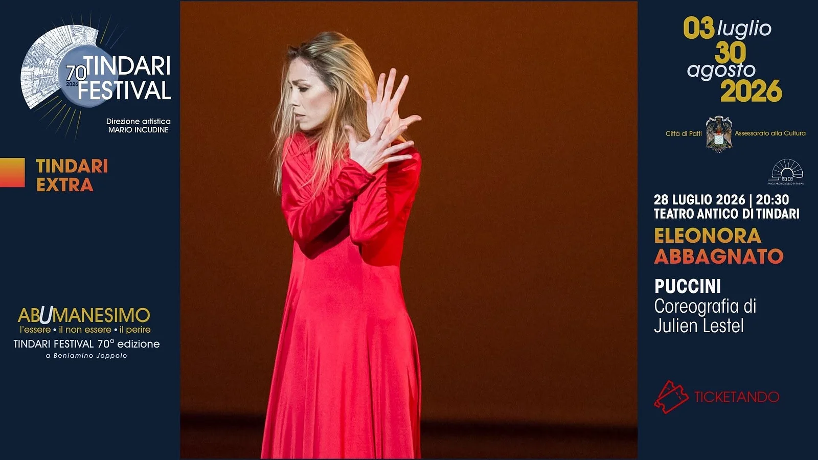 Eleonora Abbagnato in PUCCINI | TINDARI FESTIVAL 70 | Extra · Ttattà Go