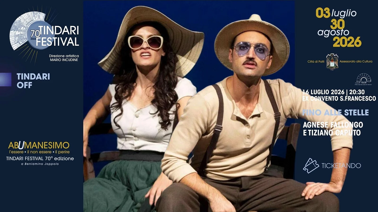 FINO ALLE STELLE | TINDARI FESTIVAL 70 | OFF · Ttattà Go
