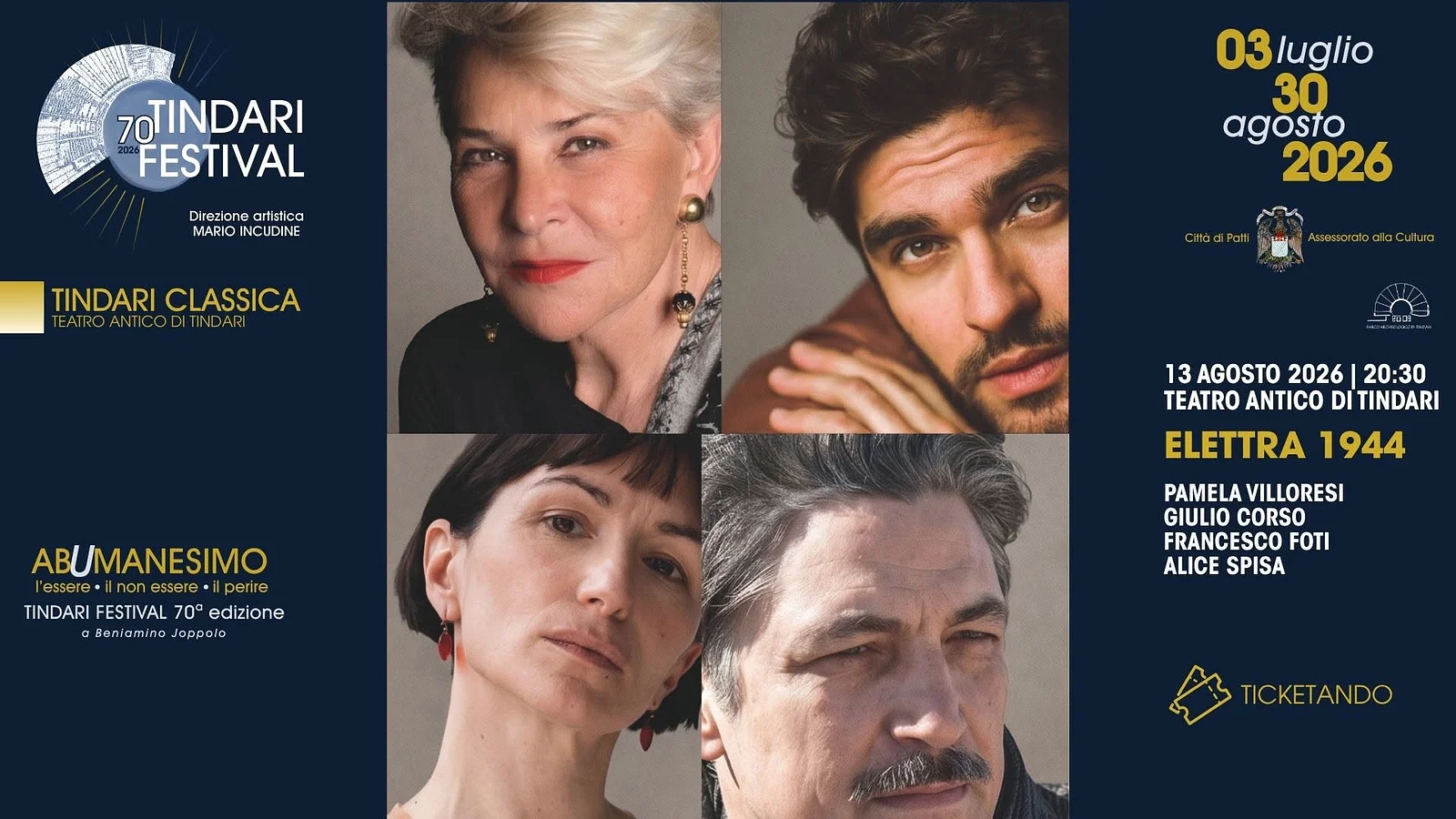 Elettra 1944 | TINDARI FESTIVAL 70 | Classica · Ttattà Go