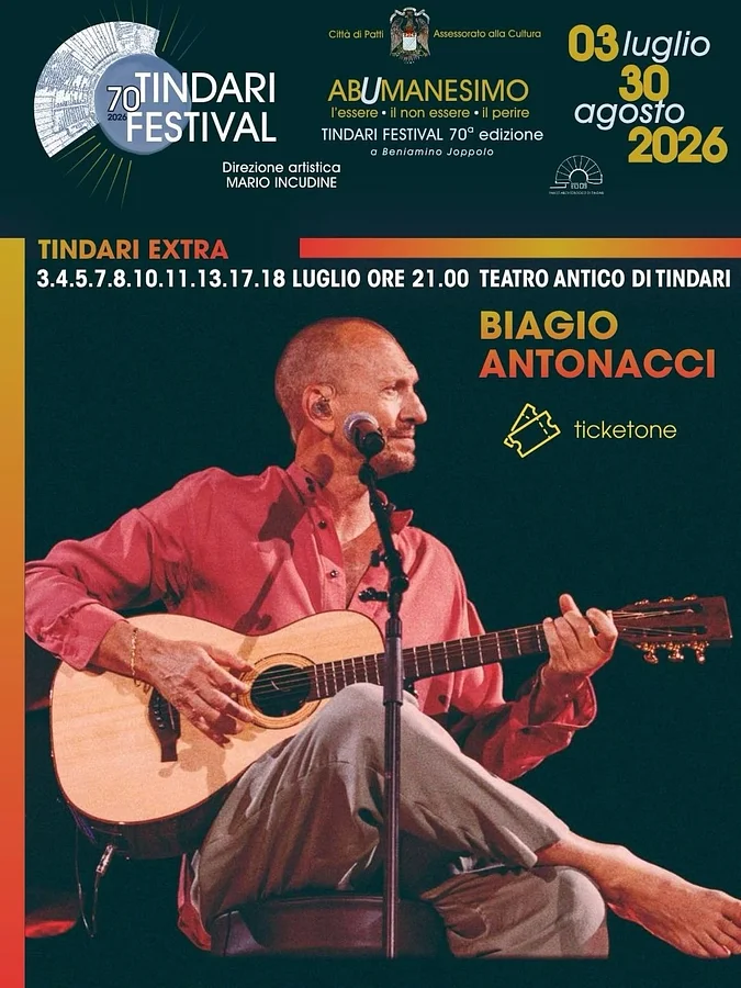 Biagio Antonacci Unplugged 2026 | Tindari Festival  · Ttattà Go