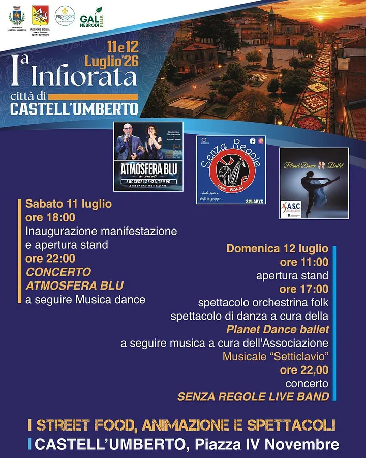 Iª Infiorata Castell'Umberto  · Ttattà Go