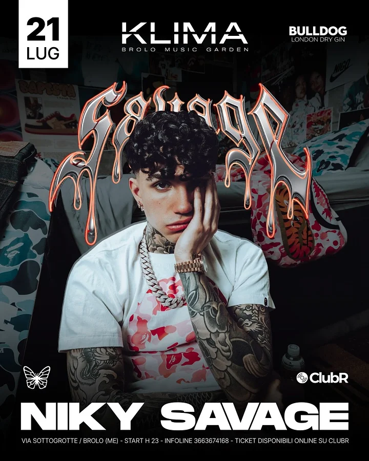 Niky Savage al Klima Brolo Music Garden · Ttattà Go