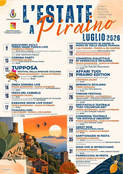 Estate Mare 2026 - Piraino