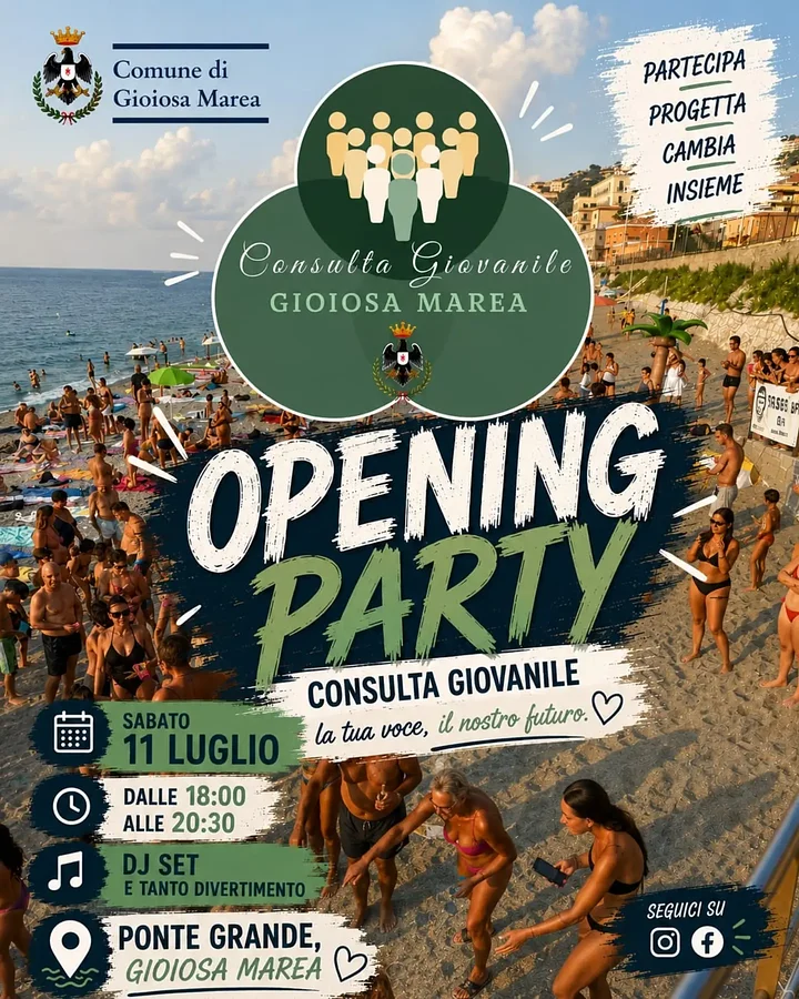 Opening Party - Consulta Giovanile · Ttattà Go