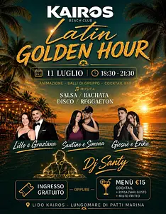Latin Golden Hour al Lido Kairos Beach Club — foto 1