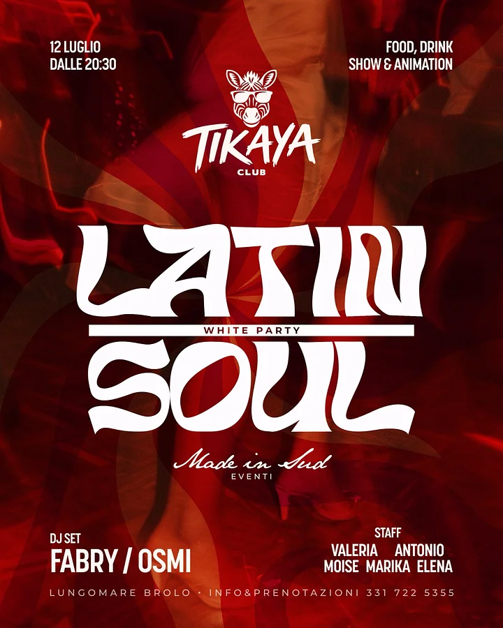 Latin Soul al Tikaya Club · Ttattà Go