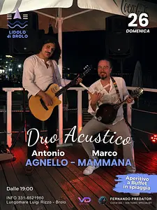 Duo Acustico Agnello & Mammana al Lidolo di Brolo — foto 1