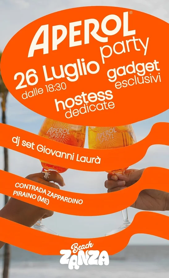 La Domenica Zanza - APEROL PARTY · Ttattà Go