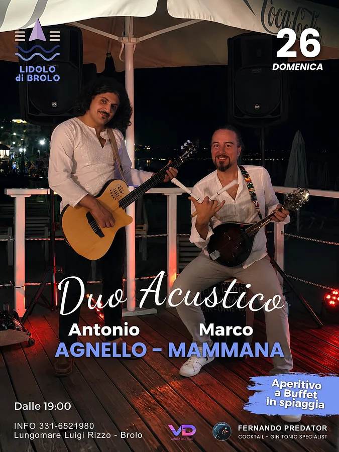 Duo Acustico Agnello & Mammana al Lidolo di Brolo · Ttattà Go