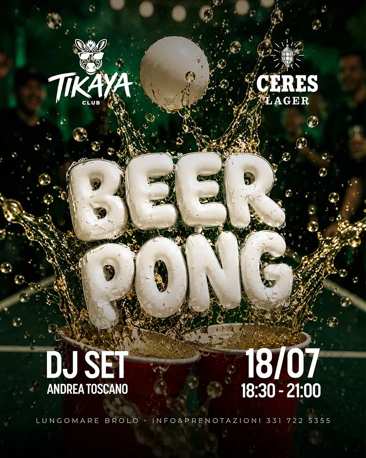 Beer Pong al Tikaya Club · Ttattà Go