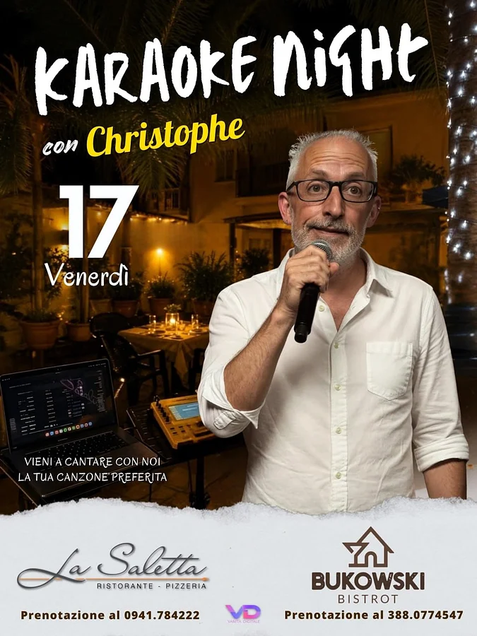 Karaoke con Christoph al Ristorante la Saletta · Ttattà Go