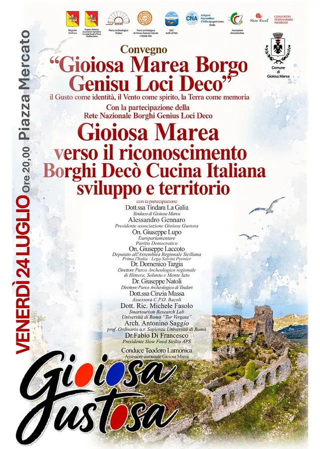 Convegno Gioiosa Marea Borgo Genisu Loci Deco · Ttattà Go