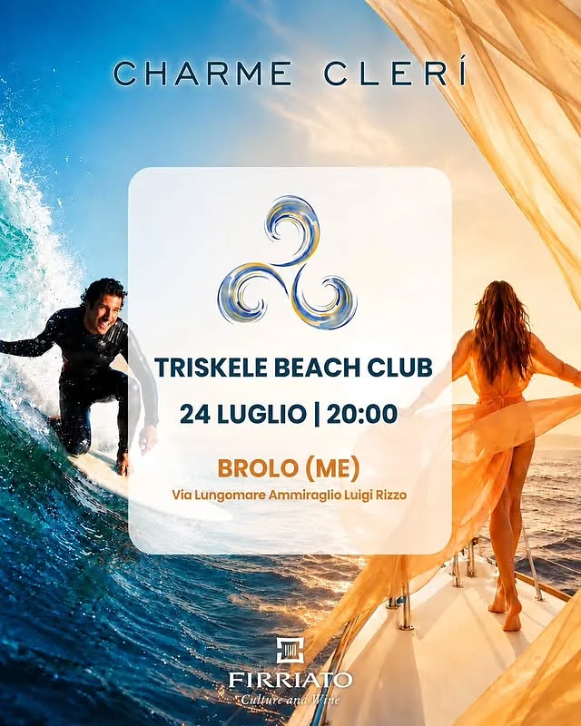 𝐂𝐡𝐚𝐫𝐦𝐞 𝐂𝐥𝐞𝐫𝐢́  - Triskele Beach Club · Ttattà Go