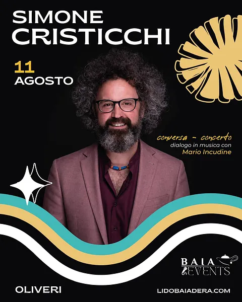🎭 Simone Cristicchi in scena al Lido Baiadèra di Oliveri