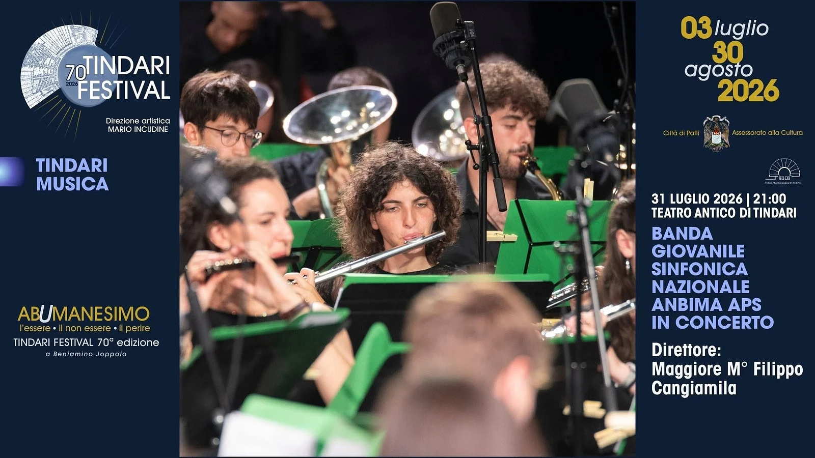 Banda Giovanile Sinfonica Nazionale ANBIMA APS | TINDARI FESTIVAL 70 | Musica · Ttattà Go