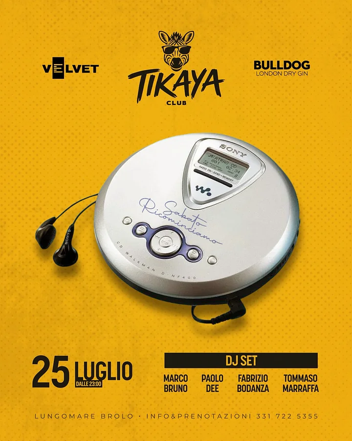 Sabato Ricominciamo al Tikaya Club · Ttattà Go