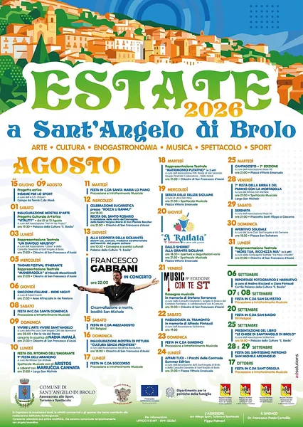 Estate Mare 2026 - Sant'Angelo di Brolo