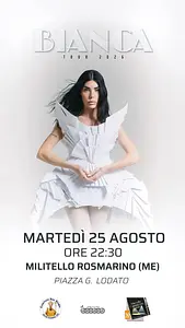 Bianca Atzei in concerto a Militello Rosmarino — foto 1