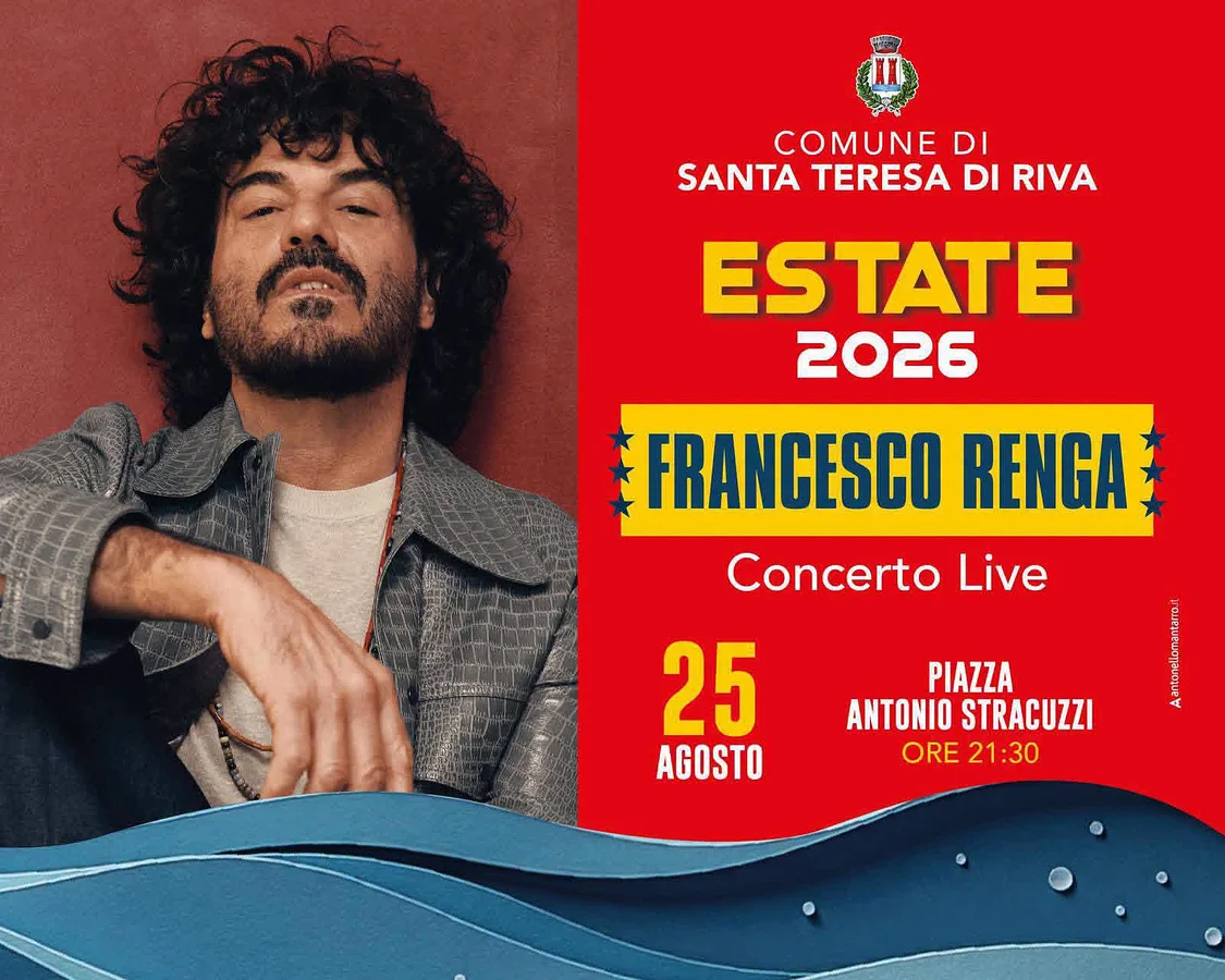 Francesco Renga in concerto a Santa Teresa di Riva · Ttattà Go