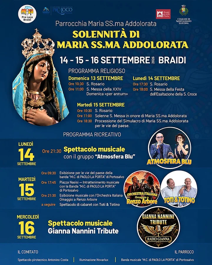 Festa Maria SS.ma Addolorata a Braidi · Ttattà Go