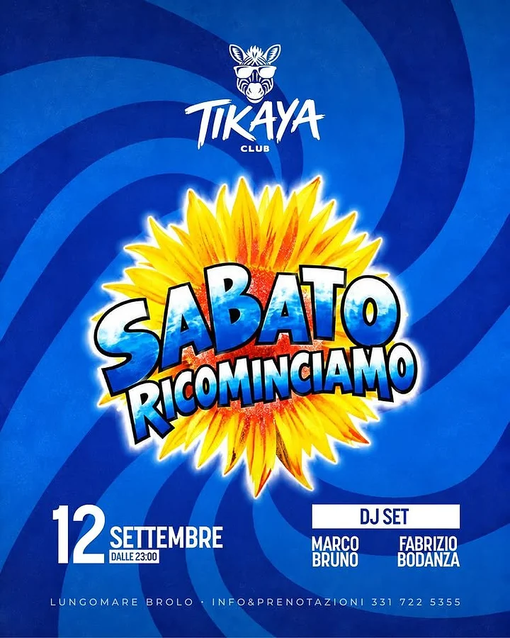 Sabato Ricominciamo al Tikaya Club · Ttattà Go