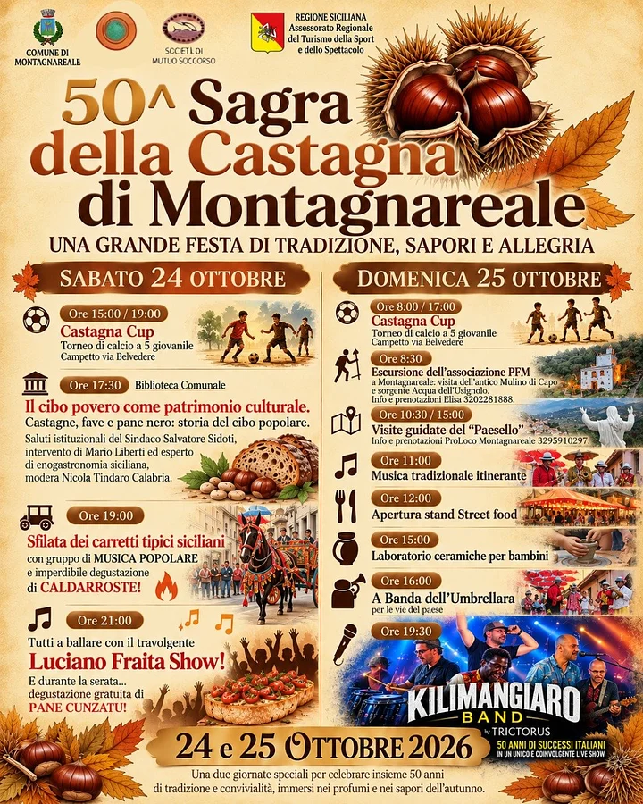 Locandina di 50ª Sagra della Castagna